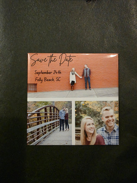 Personalized 3x3 Magnets - with custom text