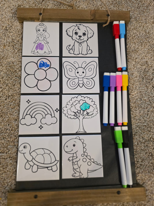 Coloring magnets